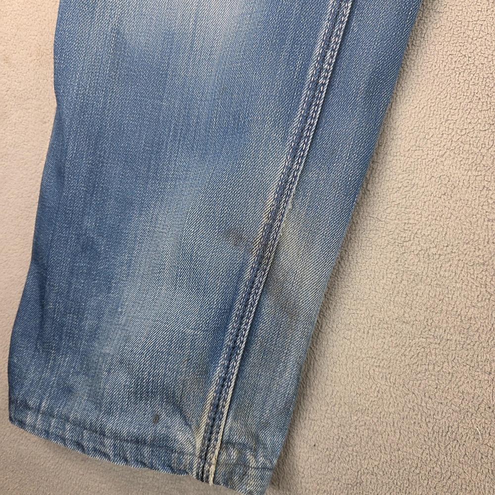 Diesel Jeans Mens 30x32 Made in Italy Distressed Straight Leg MOD 1126 Tag 33 - Picture 8 of 11